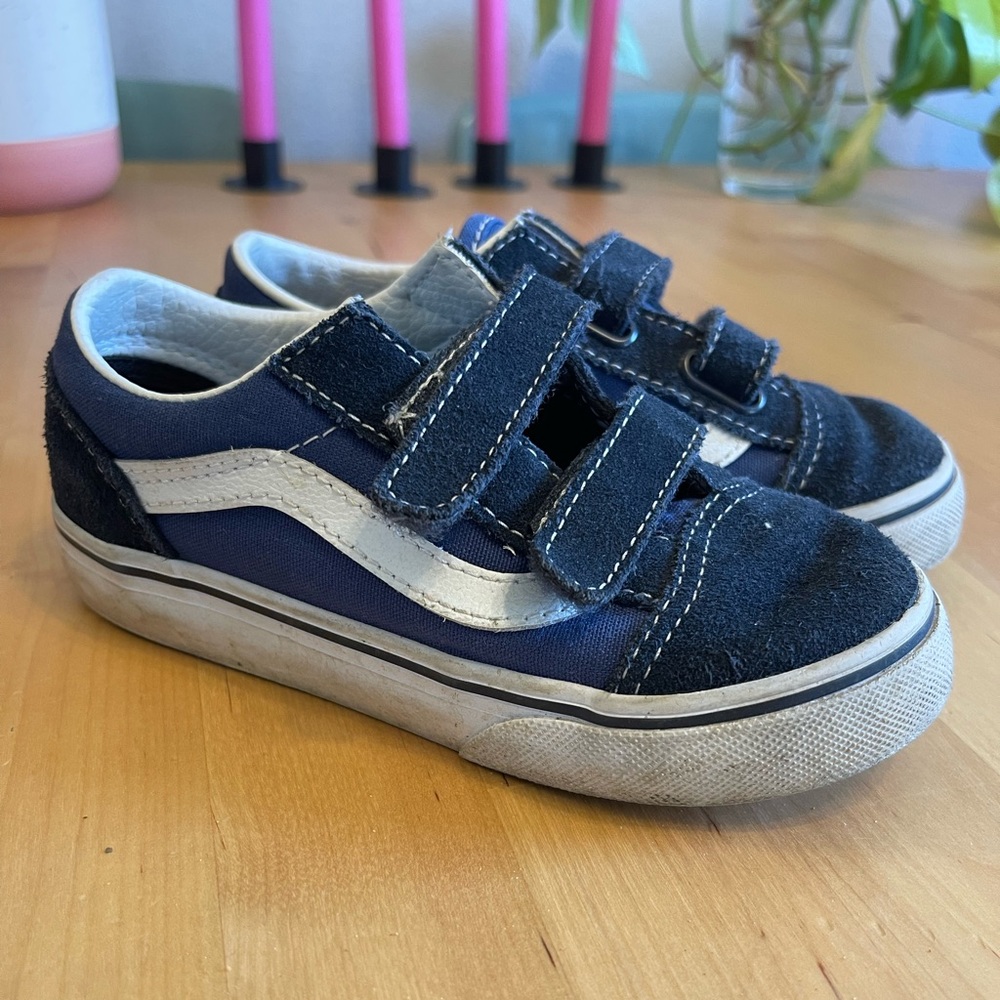 Vans TODDLER OLD SKOOL V SHOE Navy size 10